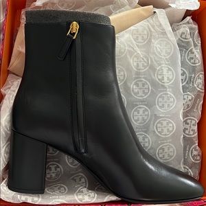 Tory Burch Leather Brooke Bootie Sz 10